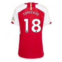 Maglie da calcio Arsenal Takehiro Tomiyasu #18 Prima Maglia Femminile 2023-24 Manica Corta